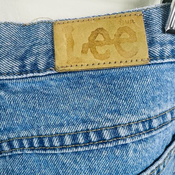 Lee Vintage Women’s 34x28 Mom Jeans 80's Blue Acid Wash Denim - Picture 7 of 10